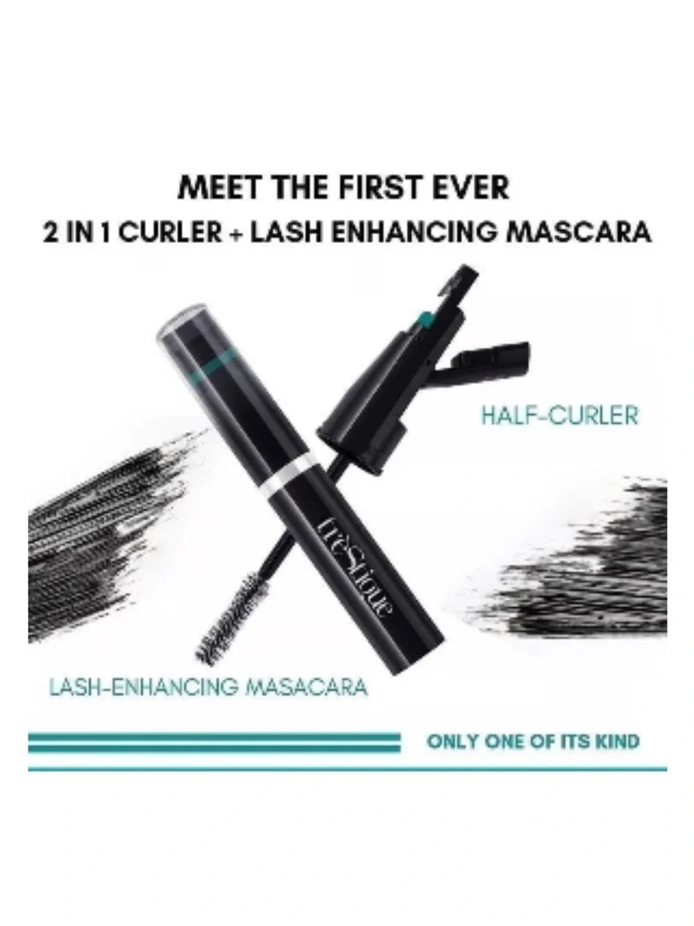 NWOB Trestique Good Vibes Mascara + Lash Curler Black